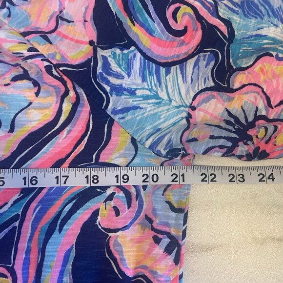 Lilly Pulitzer Del Lago Romper‎ Nauti Navy Boho Bateau Size M Resortwear Beach - Picture 10 of 13